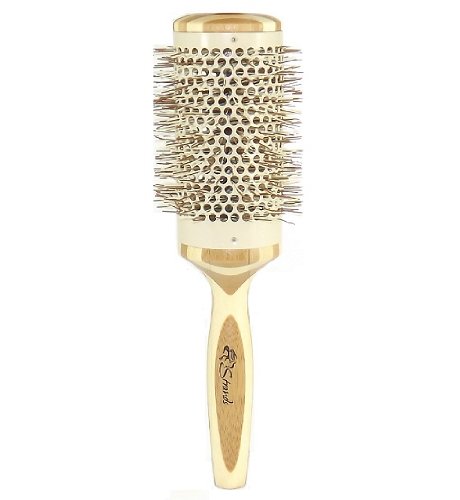 Strands 3inch Premium Ceramic Ionic Bamboo Brush (Pack of 10) | Perfect 10 Hair Product 41kS3SZiWiL