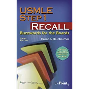 USMLE Step 1 Recall: Buzzwords for the Boards (Recall Series) 41u6WxFpLCL._SL500_AA300_