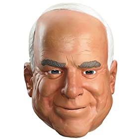 JOHN MCCAIN Mask Adult Vinyl Full Halloween Masks 41zqQSO25ML._SL500_AA280_