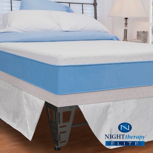 15:44 Discount Night Therapy Elite 13" MyGel® Prestige Memory Foam Mattress & Bed Frame Set - King 51%2BYsIZhRcL