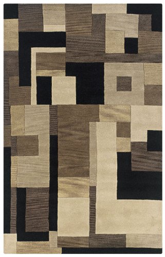 52:47  Promo Rizzy Rugs CF-0786 3-Foot-by-5-Foot Craft Area Rug, Modern Black 513x4iSQd8L