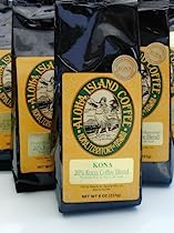 CHOCOLATE MACADAMIA NUT - 20% Pure Kona Coffee and Pure Hawaiian Coffee - from ALOHA ISLAND - The Luxury Blends of Kona Coffee. Whole Bean, 8 o 51AM2DKBMYL._SL210_