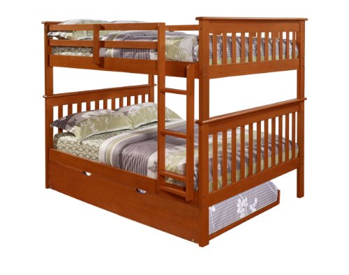 09:34  Promo Bunk Bed Full over Full with Trundle in Espresso 51BZm7aHHbL