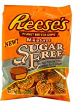 Reeses Sugar Free Peanut Butter Cups Miniatures - 3.3 Oz/ Pack - 12 ea 51GSRF1HQBL._SL210_