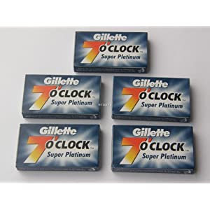 Gillette 7'o clock Super Platinum (emballage bleu) 51L7X9CR8%2BL._SL500_AA300_