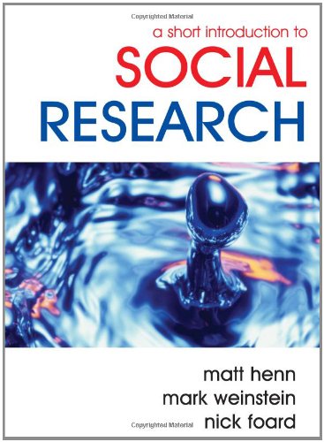 A Short Introduction to Social Research  51OTvpE2LLL