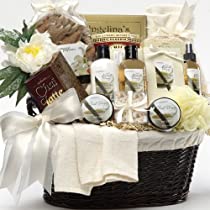 Essence of Luxury Spa Bath and Body Gift Basket - Honey Spa Gift Set 51ObJdpM2xL._SL210_