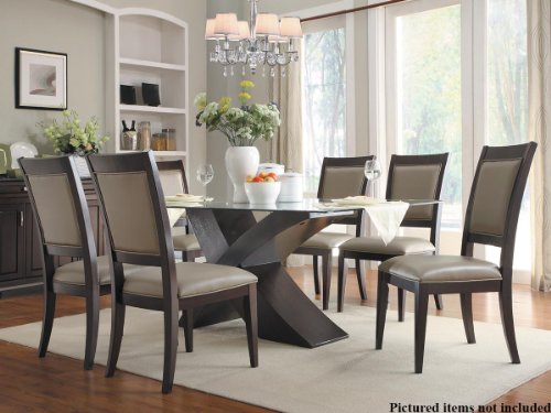 05:08  Best Bering 5 PC X-Base Dining Table Set by Homelegance in Dark Espresso 51Su4Wk4K5L