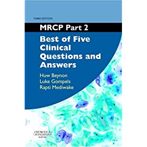 MRCP Part 2: Best of Five Clinical Questions and Answers (MRCP Study Guides)  51WjYmsLW4L._SL500_AA300_