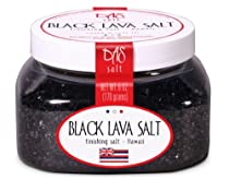 Hawaiian Black Lava Salt- Organic Sea Salt 6 Oz Jar 51XHbPXExqL._SL210_