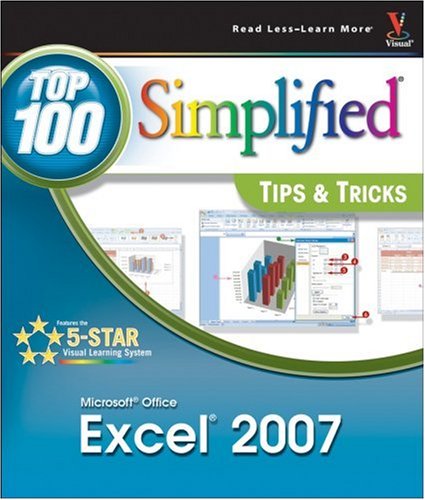 Microsoft Office Excel 2007 Top 100 Simplified Tips and Tricks 51dgH5xXW3L