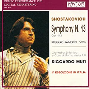 Chostakovitch : Symphonie n°13 51g0XdmUgwL._SY300_