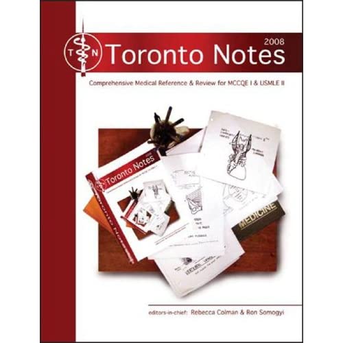 The Toronto Notes for Medical Students: 2008 51gwjYVn0dL._SS500_