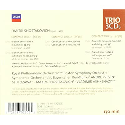 SHOSTAKOVICH Cello Concerto nº1 / The Philadelphia Orchestra,Rostropovich,Ormandy 51z5ZuFt-dL._SS400_