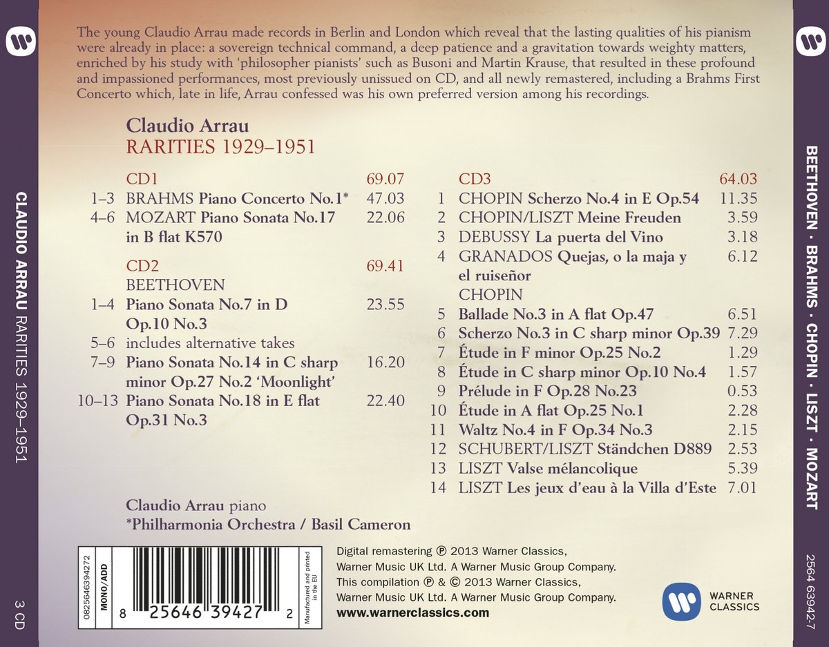 Claudio Arrau - Page 4 717BWNyPDRL._SL1200_