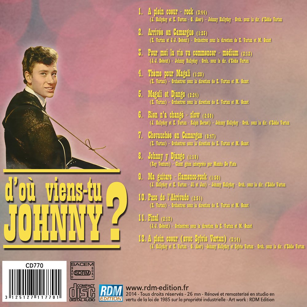 D'ou viens-tu Johnny? 71Mx0BK7kBL._SL1000_