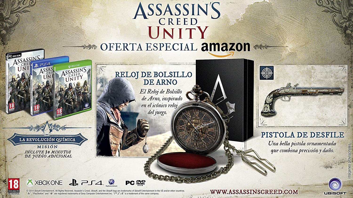 ASSASSIN'S CREED UNITY | Salida: 11 de noviembre de 2014 - Página 2 91mgdPQr6oL._SL1500_