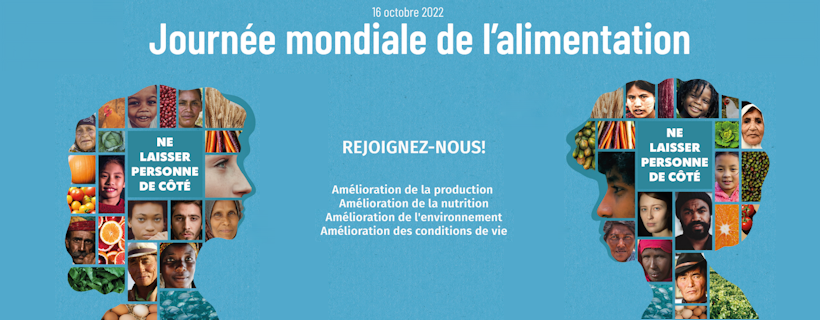 Message pour la Journée mondiale de l'Alimentation 2022 Alimentation22