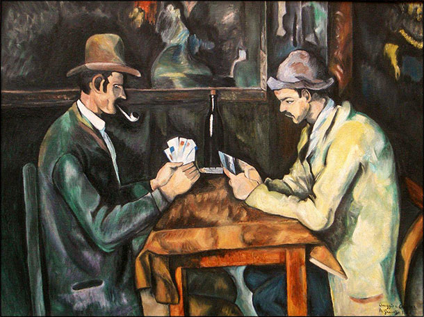 2015 - Pittura e scultura - Pagina 6 6-Giocatori-di-carte-di-Cezanne