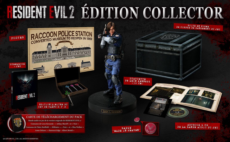 [ACTU] Le remaster de Resident Evil 2 avec un collector Resident-evil-2-collector-europe-960x593