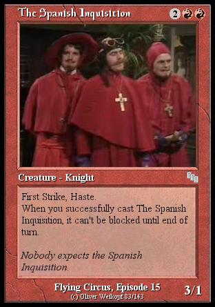 ovo niste ocekivali ;) The_Spanish_Inquisition