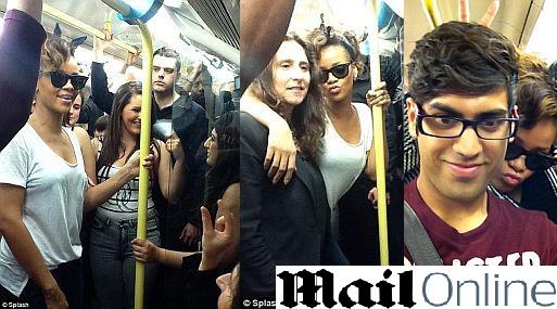 Rihanna se deja de pendejadas ¡y se monta EN EL METRO DE LONDRES! 402582