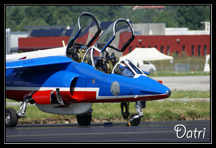 Acrobatie aérienne ( Chambery 2007 )  Alphajet1