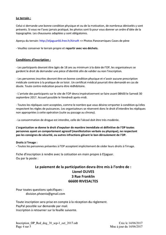 [ 30 sept. et 01 octobre] " Opération Red Dog "  Cases de Pêne 66 Inscription_OP_Red_dog_30_sep-1_oct_2017_Page_4