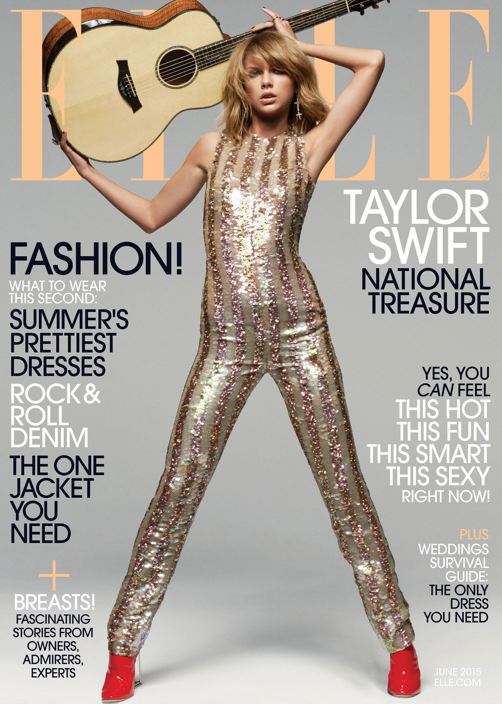 Galería » Portadas, Photoshoots & Candids [NME, GQ y VOGUE] - Página 13 Gallery-1430864732-elle-taylorswift-june2015-1