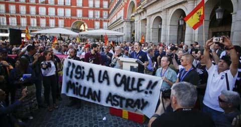 Los legionarios toman Madrid y claman contra la retirada de la calle Millán-Astray Legionarios-calle-millan-astray