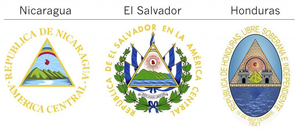 Historia de las banderas del mundo Escudos-1024x452