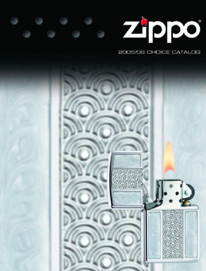 CATALOGUE - Catalogue ZIPPO 2005/06 Choice (version américaine) 000zippo2005_06choice