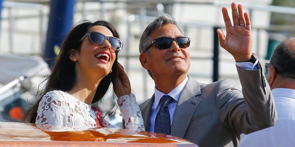 George Clooney ya es un hombre casado George-clooney-y-Amal-Alamuddin-e1412068583800