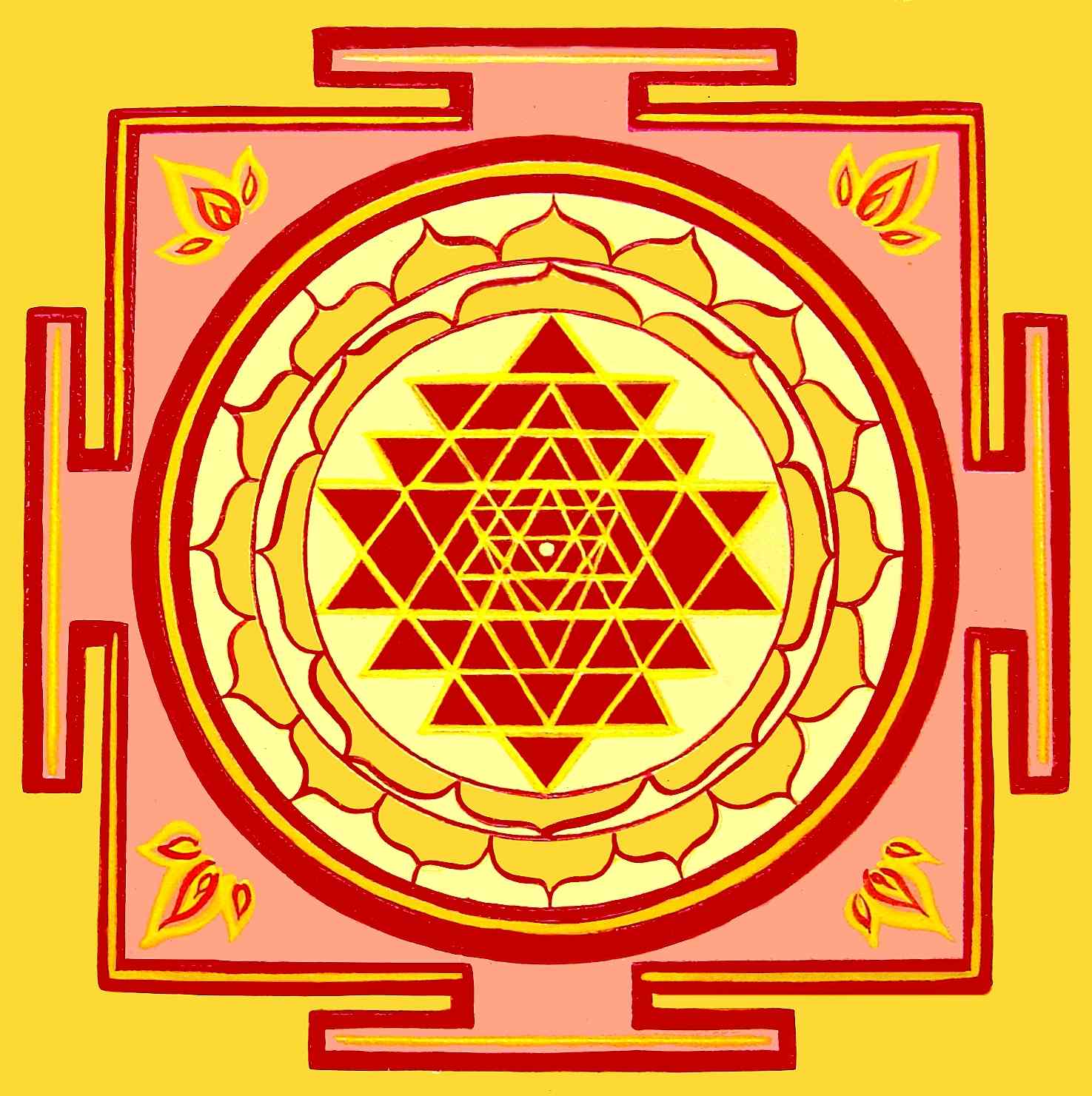 ¿Qué es un Yantra?  El-Sri-Yantra.