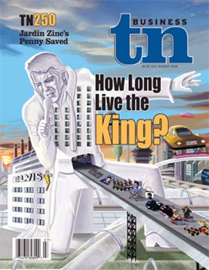 How long live the King? - The future of Elvis Mag_businesstn_julyaugust08