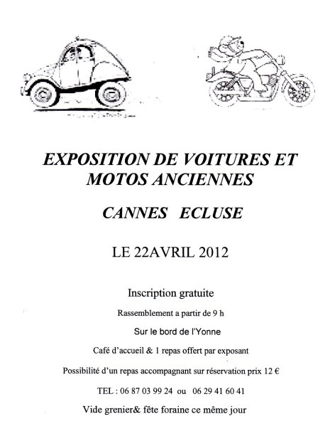 [22 avril 2012] Cannes Ecluses : Expo véhicules anciens  Img070