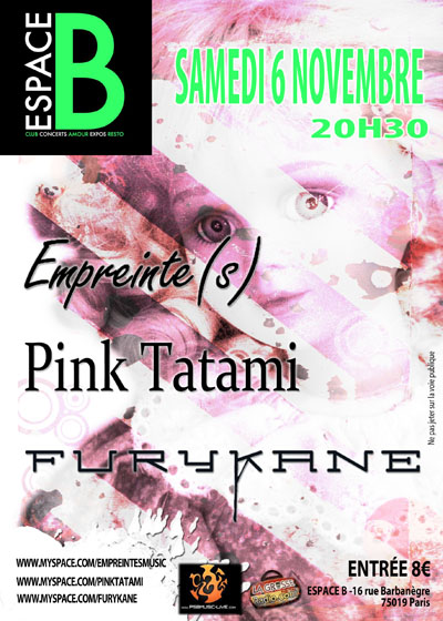 Furykane avec Wishes et Empreinte(s) le 6 novembre 2010 FlyerWebEspaceB20101106