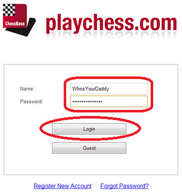Playchess new online interface Playwebuser02