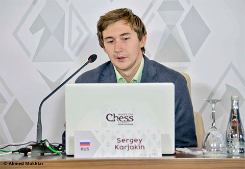 Memorial Gashimov R2: Carlsen sigue brillando Karjakin02