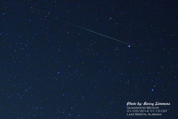 Dark skies for 2019’s Quadrantid meteors Quadrantid-meteor-1-3-2014-Barry-Simmons-e1388830288792