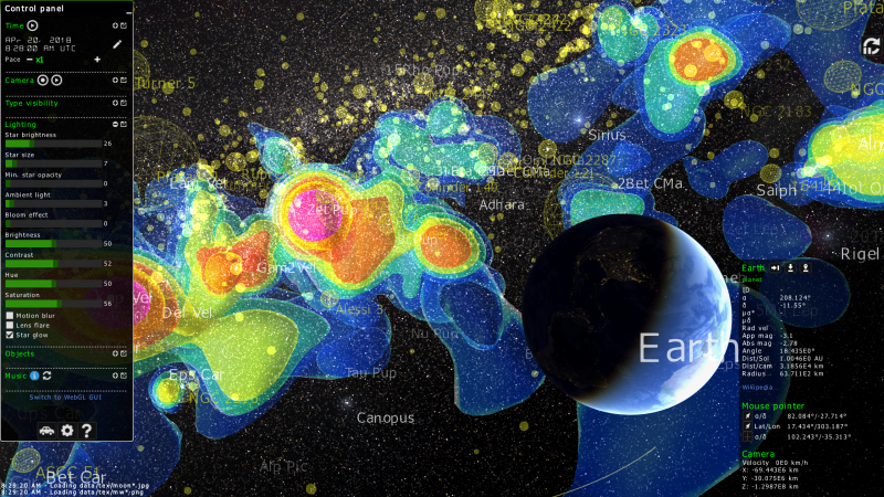 Gaia’s 2nd data release: 1.7 billion stars! Gaia-sky-screen-shot-e1524736589354