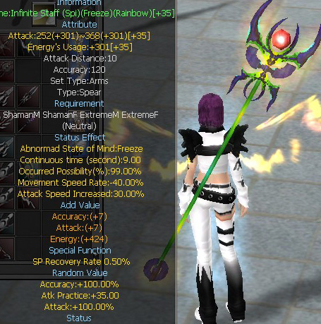 Infinite Staff +35 [Rainbow] 8061171