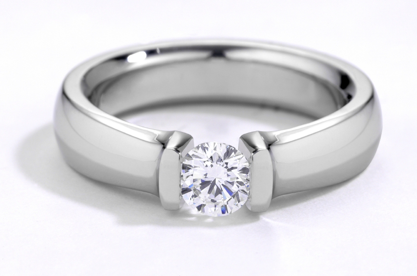 احلى الخواتم Solitair-diamond-ring