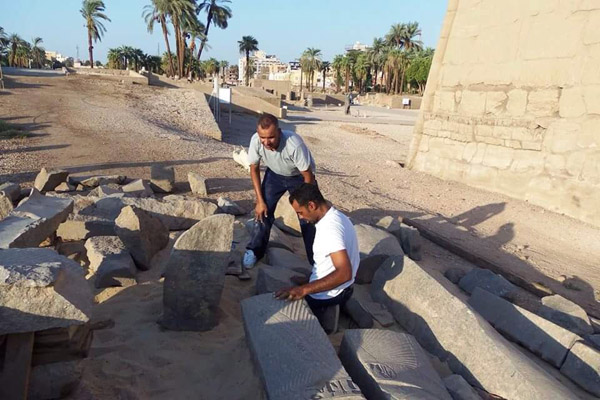 Egypt's antiquities ministry restores colossus of Ramsess II 2017-636232153071102478-110