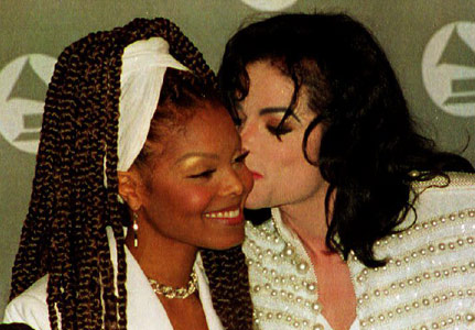 Michael com a sua irmã Janet Janet-jackson-michael-jackson