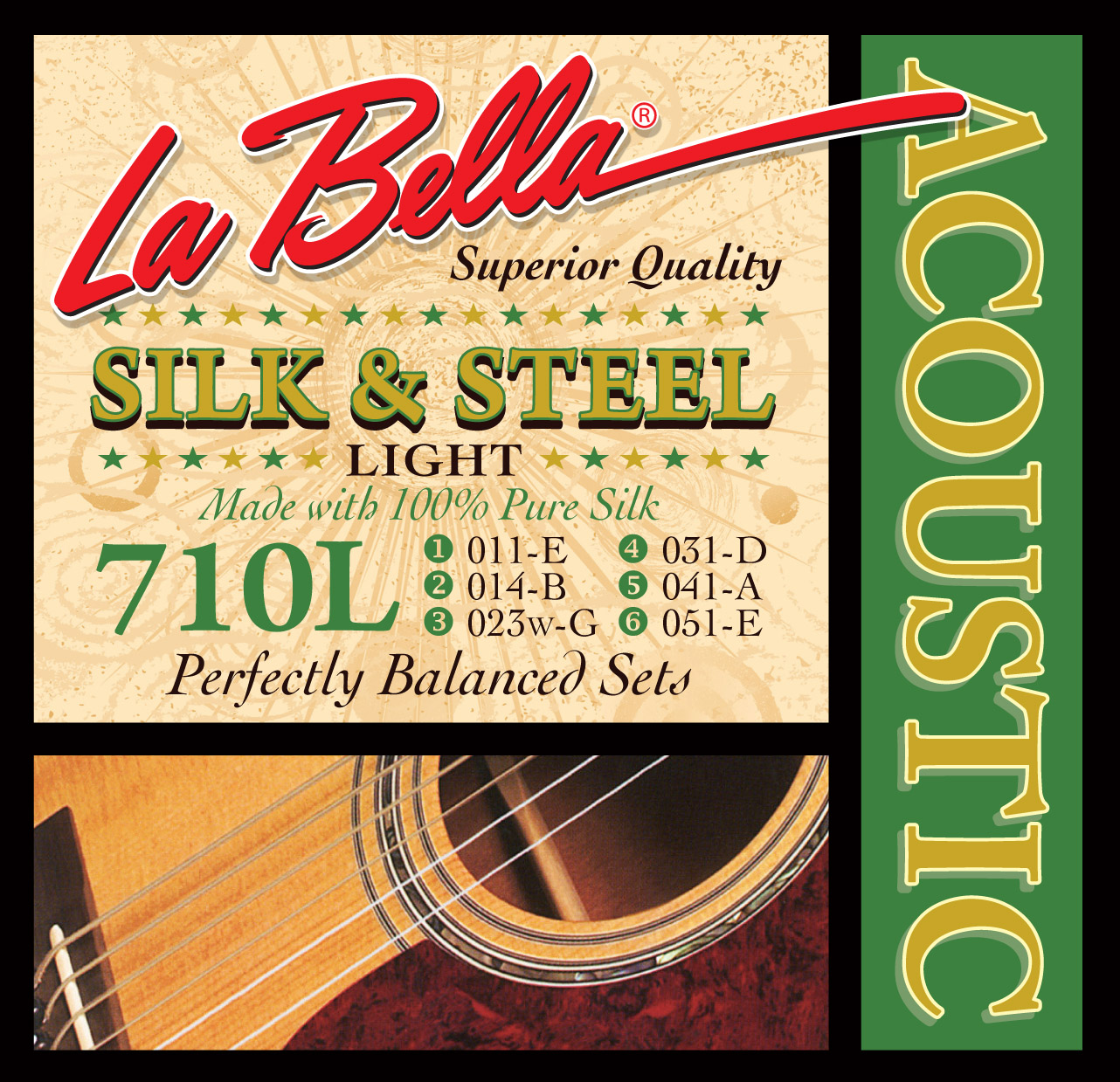 Encordoamento - Acabamento de Seda (Silk Wrap Ends) La-bella-710l-silk-and-steel-acoustic-guitar-strings-light-9