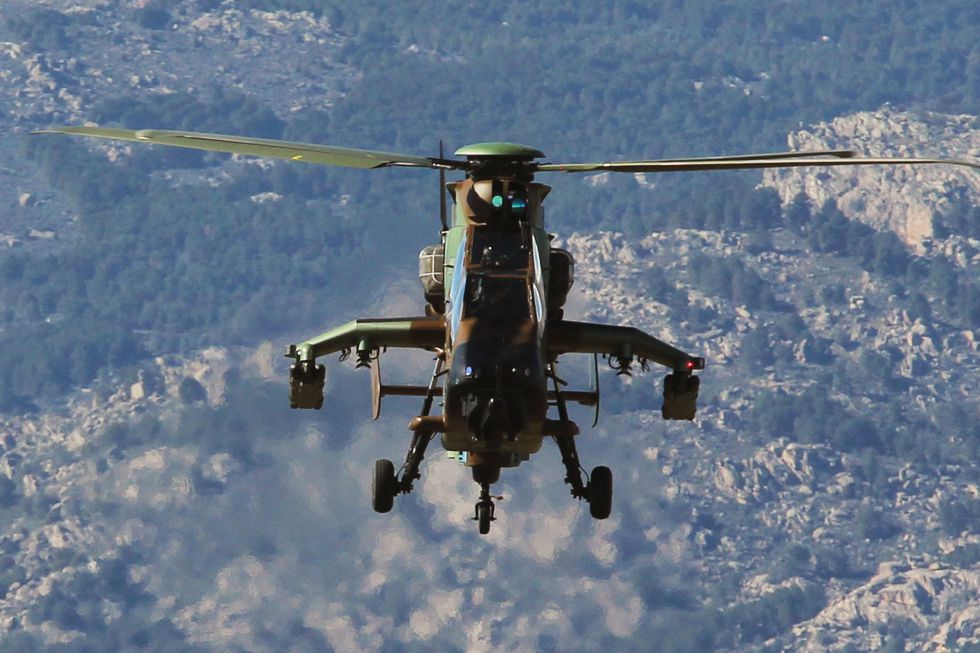 El Ejército de Tierra ha presentado este miércoles en la base de Colmenar Viejo (Madrid) el nuevo Tigre HAD (Helicóptero de Ataque y Destrucción), calificado por el general Javier Sancho como “el sistema de armas más potente del Ejército”. 1425490898_674947_1425491121_album_normal