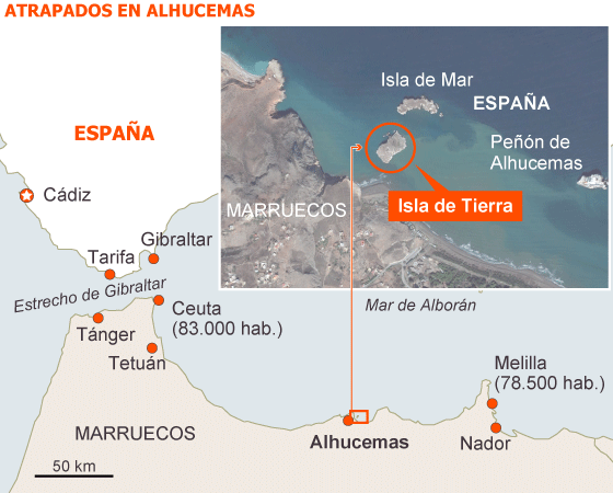 Llegada de inmigrantes a islote españoles en suelo Africano 1346585638_627281_1346598137_sumario_normal