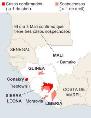  Virus Ébola, miles de personas muertas en África: Guinea, Liberia, Sierra Leona, Nigeria, Mali, República Democrática del Congo... 1396626220_747926_1396638088_sumario_normal