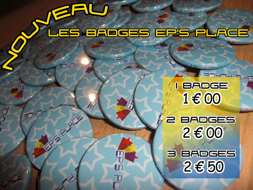 Les Badges EP's Place Promobadges